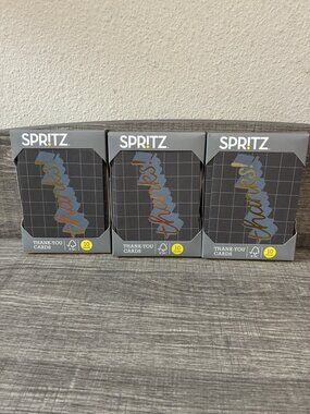 Spritz Thank You Cards With Envelopes Three Packs Of 10 Total 30 Cards